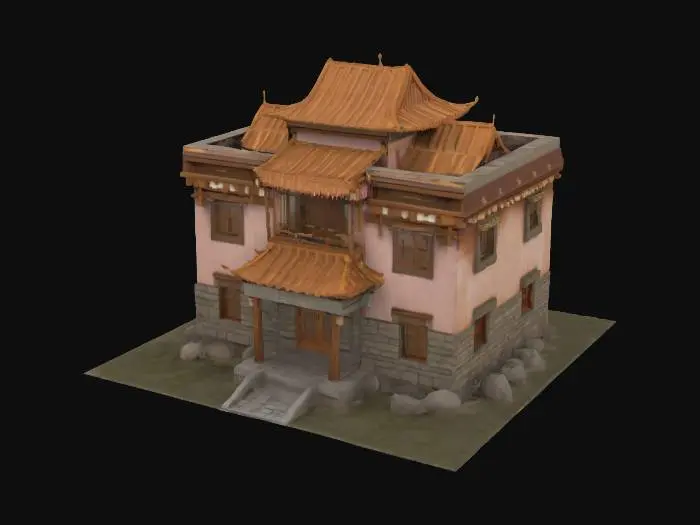 3D model for Tibetan House