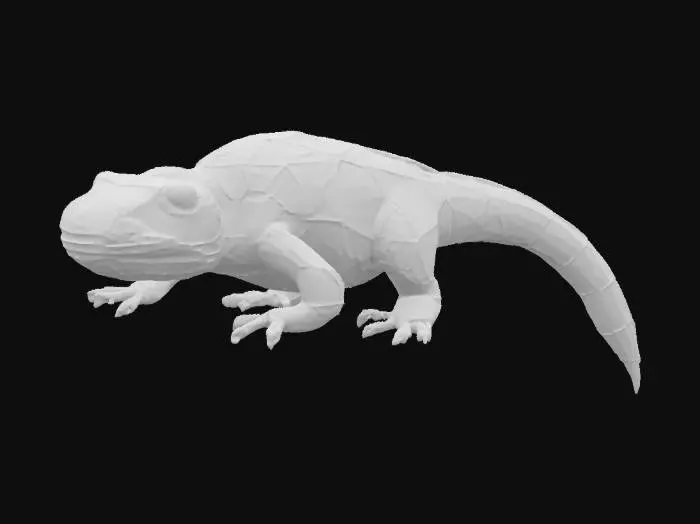 3D model for Sketchy Salamander , #SketchTo3D#