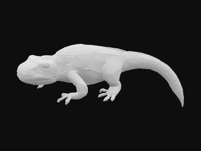 3D model for Sketchy Salamander , #SketchTo3D#