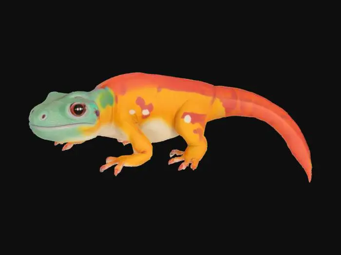 3D model for Sketchy Salamander , #SketchTo3D#