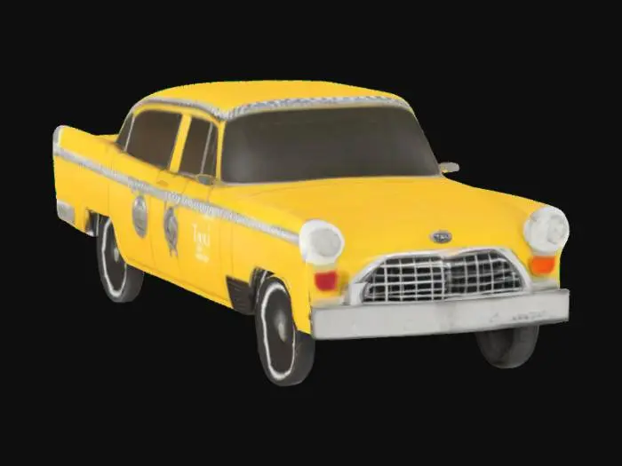 3D model for Vintage Car Sketch, #SketchTo3D#