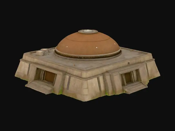 3D model for Dome Fortress in the Meadow