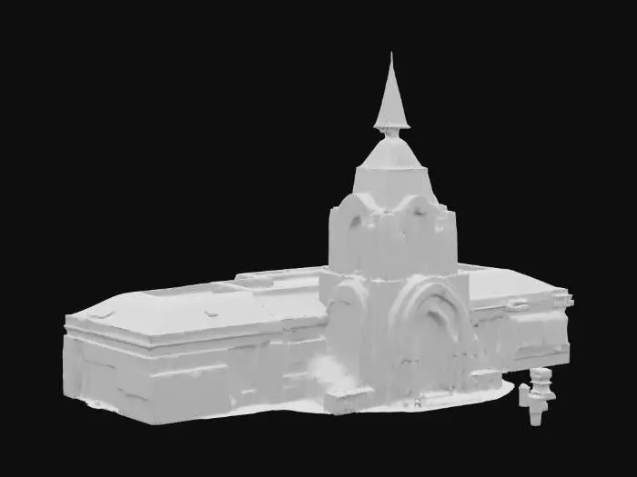 3D model for Solitary Chapel