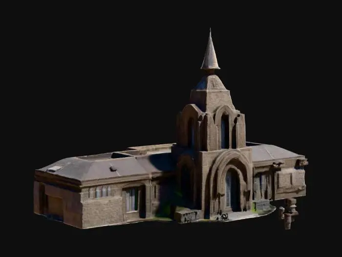 3D model for Solitary Chapel