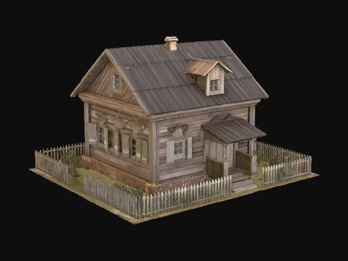 3D model for Rustic Charm House