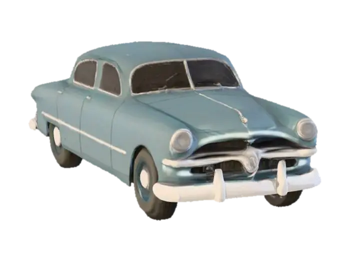 Ford Mainline 1950 - Automobiles model 3D, wygenerowany przez AI