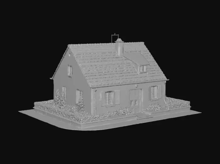 3D model for French Suburban Home