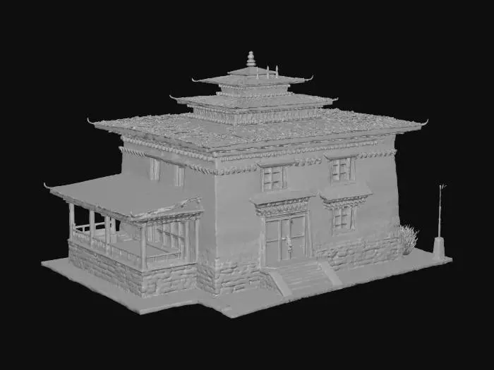 3D model for Tibetan House Model