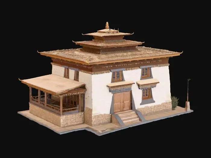 3D model for Tibetan House Model