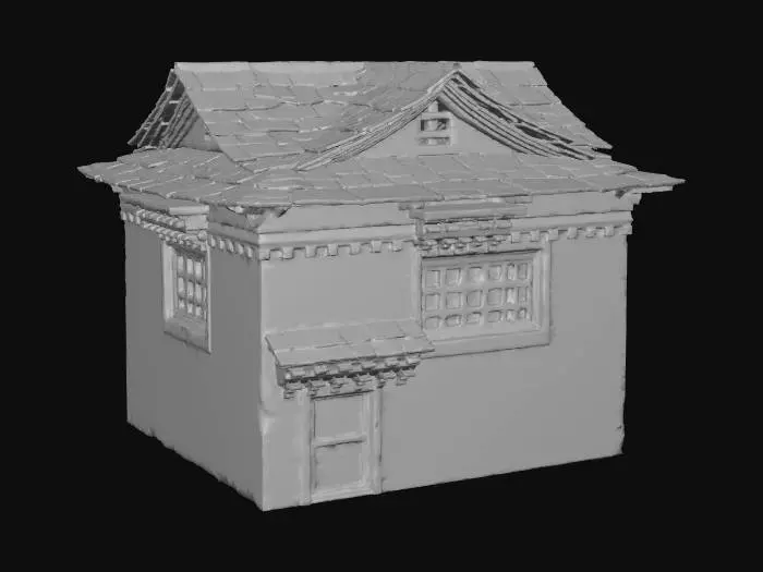 3D model for Small Tibetan Style Home