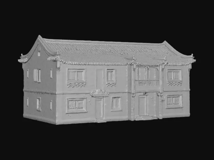 3D model for Chinese Brick House