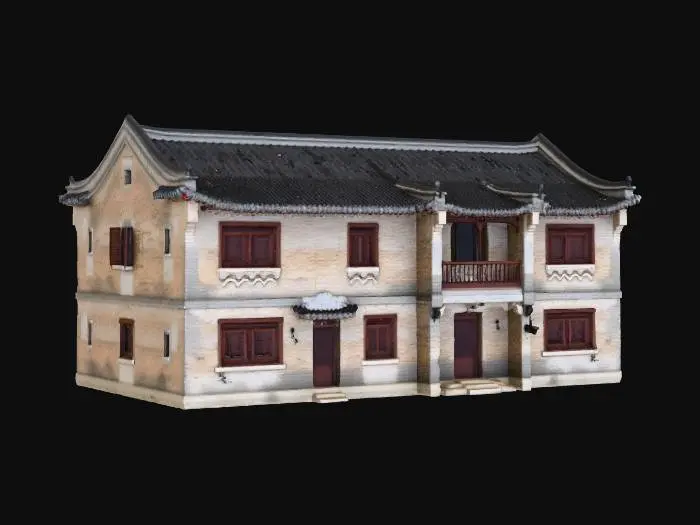 3D model for Chinese Brick House