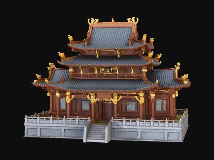 3D model for Zen Harmony Pagoda