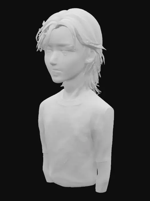 3D model for Manga boy