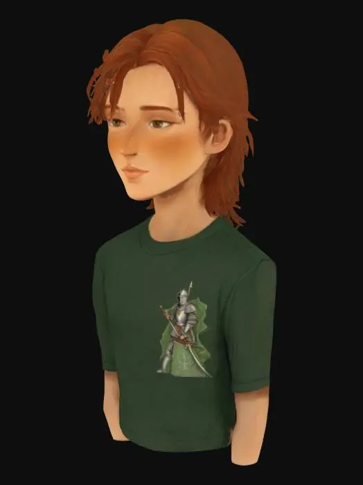 3D model for Manga boy