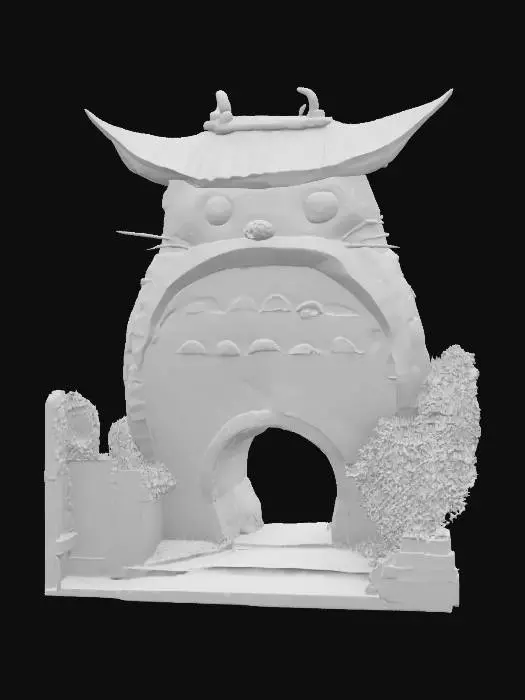 3D model for Totoro #arch#, 