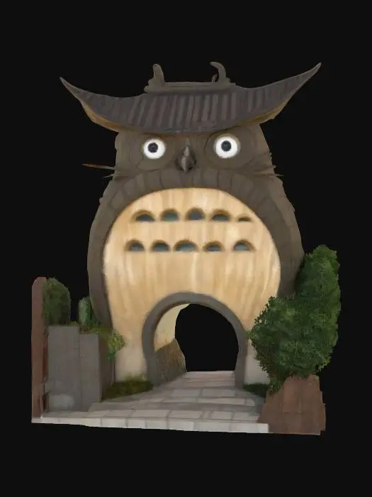 3D model for Totoro #arch#, 