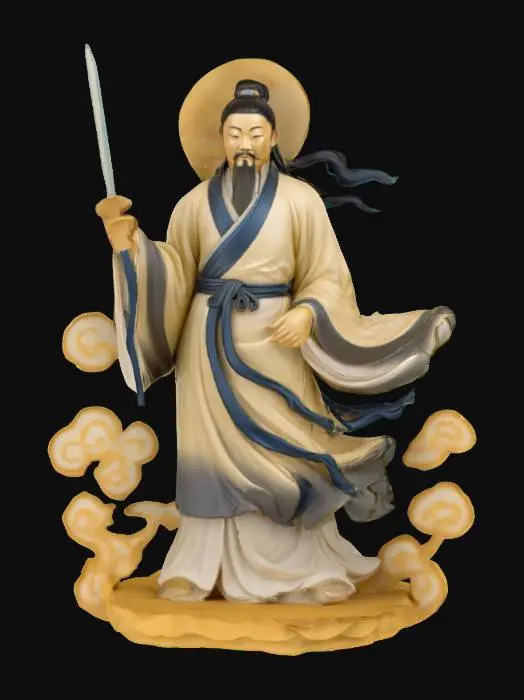 3D model for Statue Of Lü Dongbin (吕洞宾)