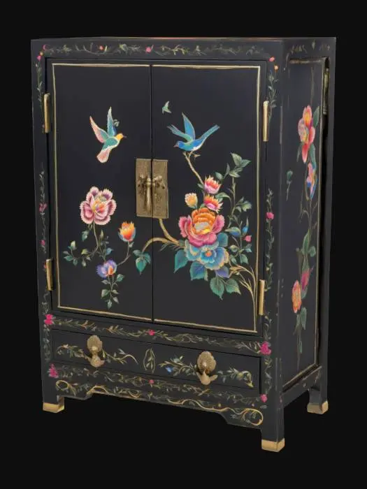 3D model for Birds and Blossoms Cabinet