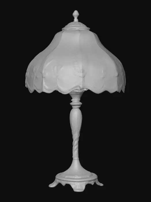 3D model for Art Nouveau table lamp 