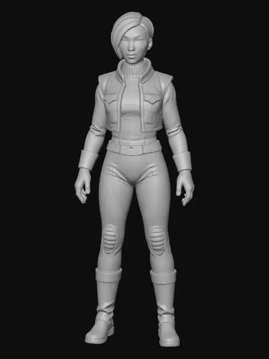 3D model for Cmdr Jun'Ko Zane (Frelancer 2003)