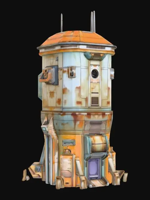 3D model for Futuristic Watchtower