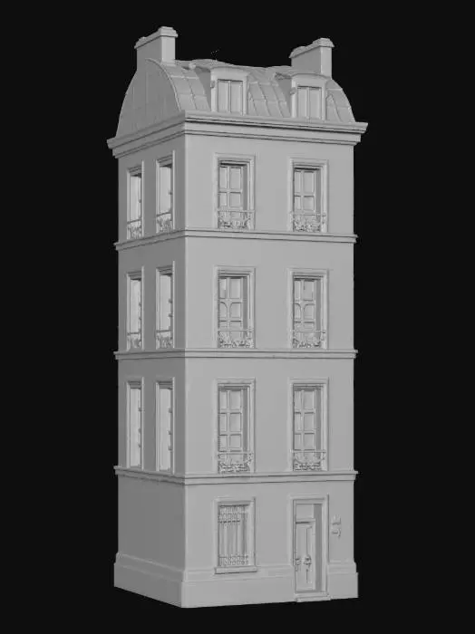 3D model for Parisian building