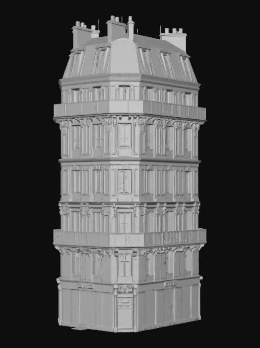 3D model for Parisian Residential Building