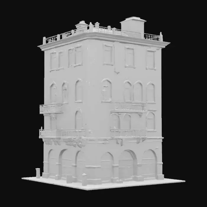 3D model for Italian apartment block