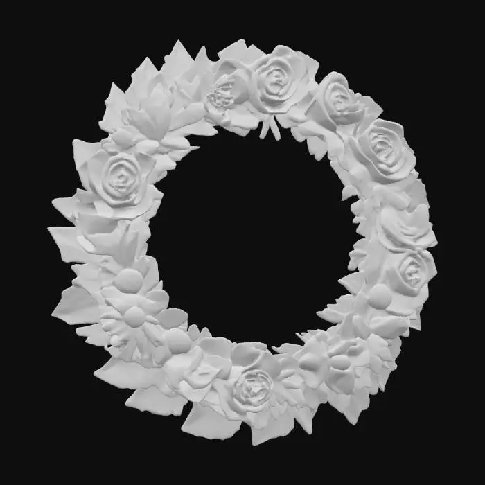 3D model for A flowery composition