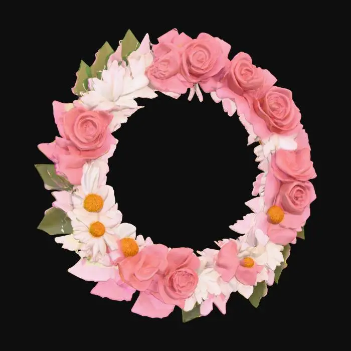 3D model for A flowery composition