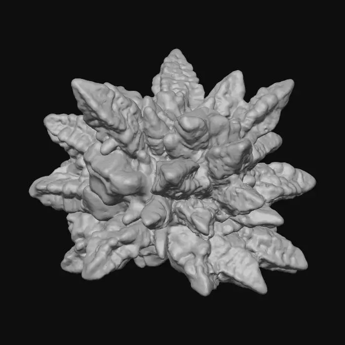 3D model for Limonite Marcasite Pseudomorph