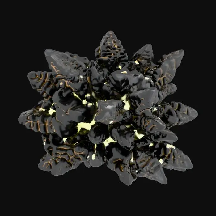 3D model for Limonite Marcasite Pseudomorph