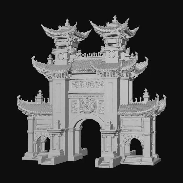 3D model for Ancient Gate Tower