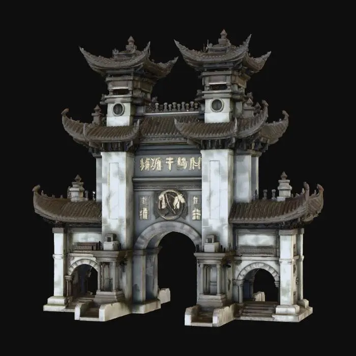 3D model for Ancient Gate Tower