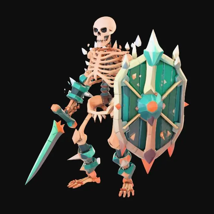 3D model for Skeleton Guardian
