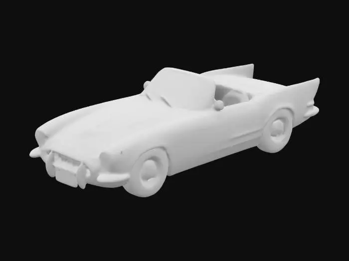 3D model for make a C1 1950s corvette
