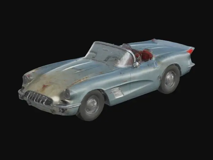 3D model for make a C1 1950s corvette
