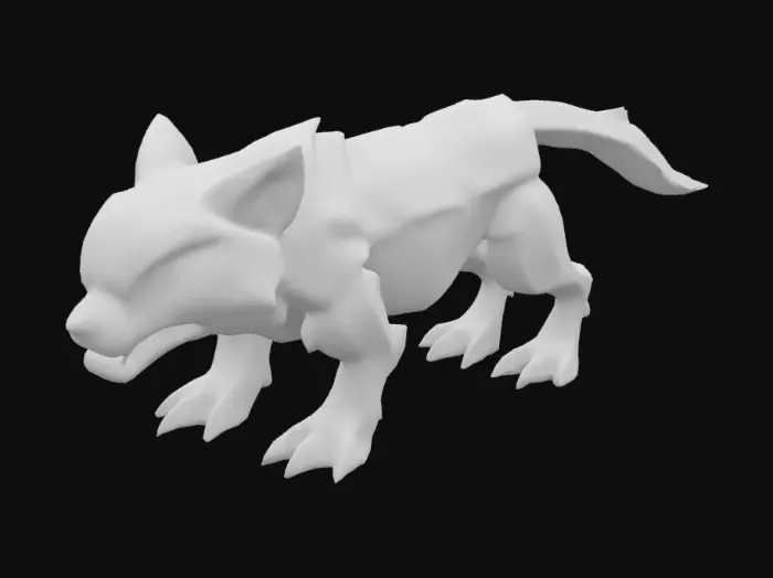 3D model for lowpolystyle Shadow Prowler Hound, #emblem#