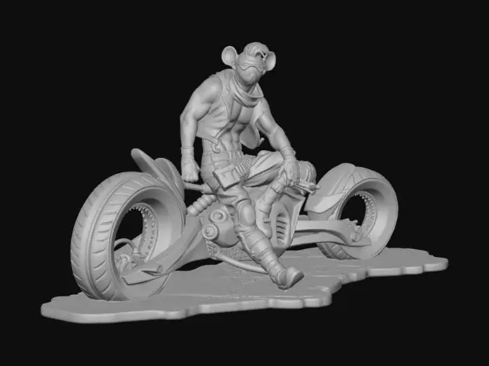 3D model for Biker mice