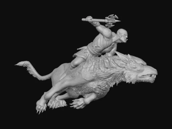 3D model for Warg Rider Charge