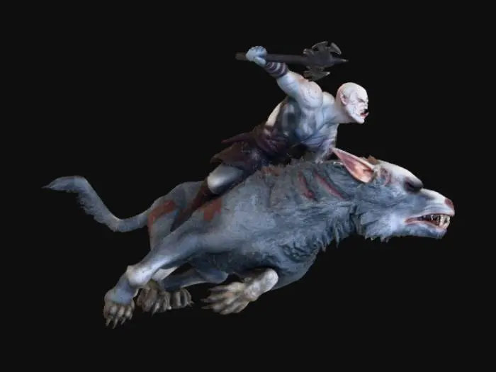 3D model for Warg Rider Charge