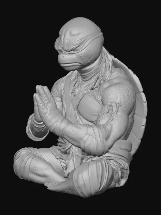 3D model for Meditative Turtle Warrior