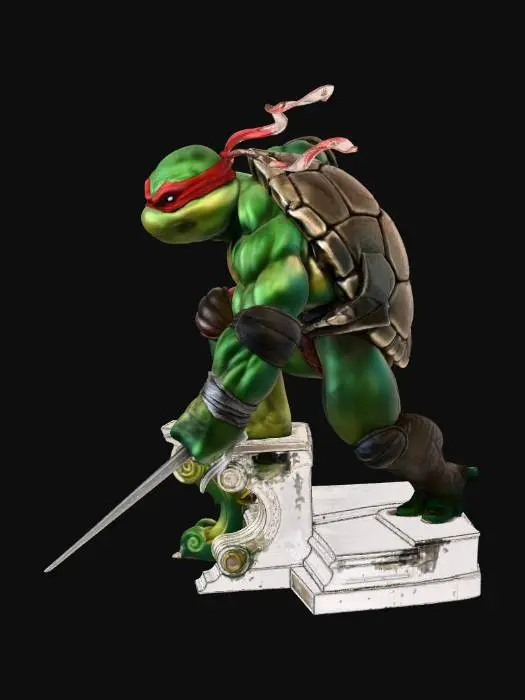 3D model for Turtle Warrior