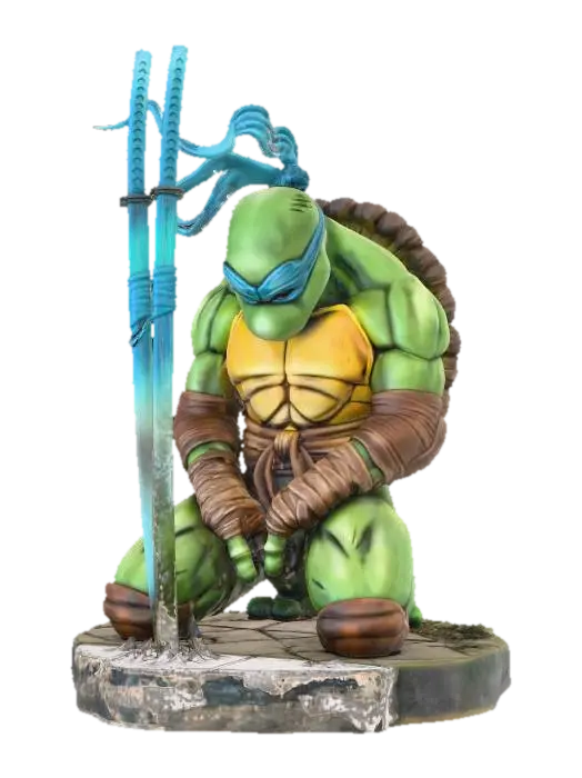โมเดล 3D ของ Reflection Warrior - Turtles สร้างโดย AI