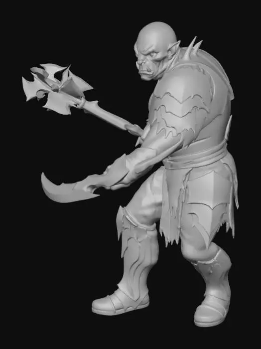 3D model for Orc Warrior