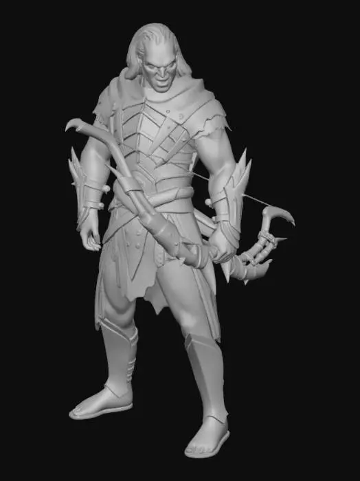 3D model for Archer Orc Warrior