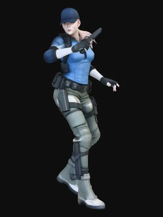 3D model for Jill valentine