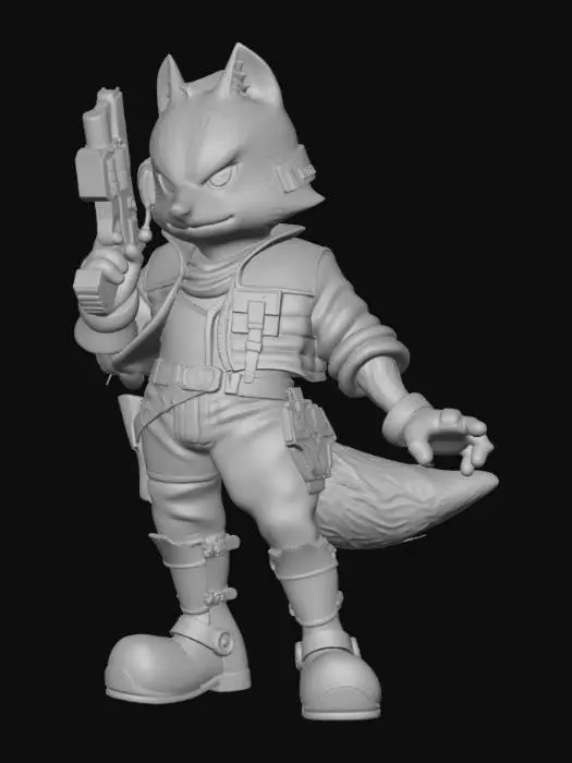 3D model for Starfox