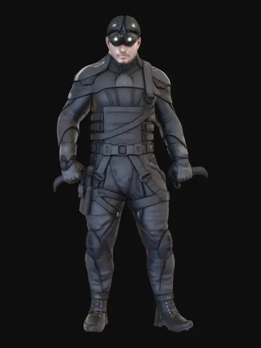 3D model for Sam fisher